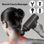 Masajeador Muscular de Percusión Inalámbrico Profesional 6 Velocidades 3900RPM | Pistola de Masaje Recargable con 4 Cabezales para Recuperación Deportiva y Alivio del Dolor
